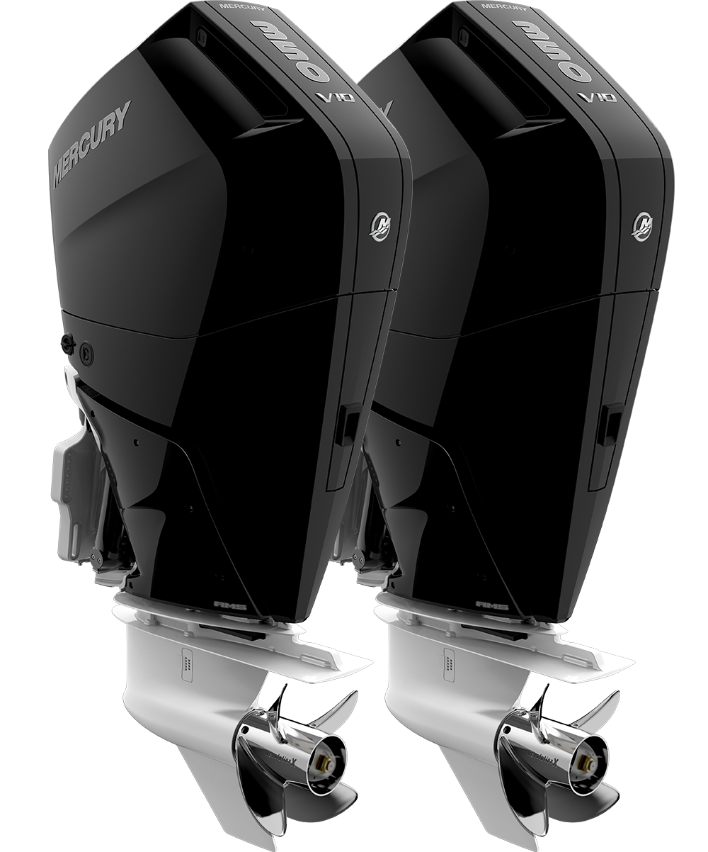 2 × Mercury 350 V10 Verado