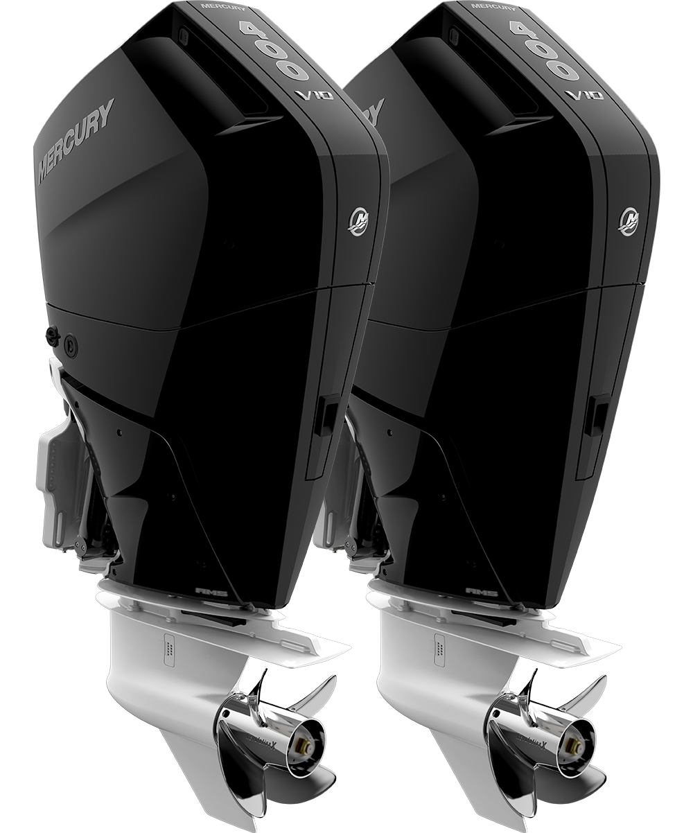 2 × Mercury 400 V10 Verado