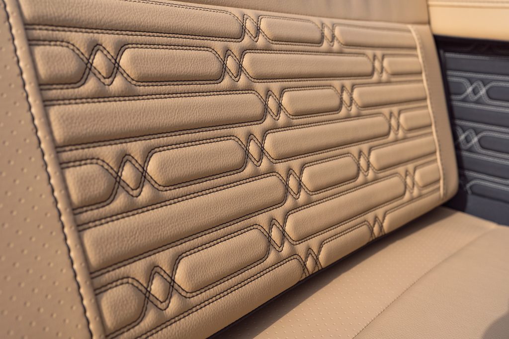 SPX 190 Outboard seating upholstery