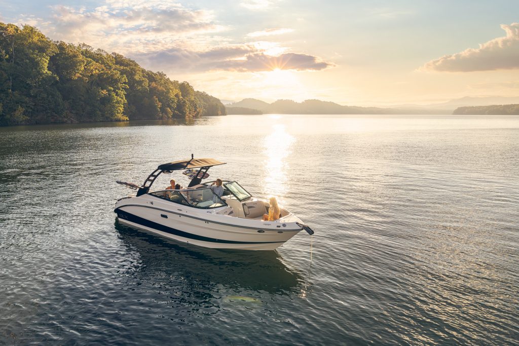 SLX 260 Surf at sunset