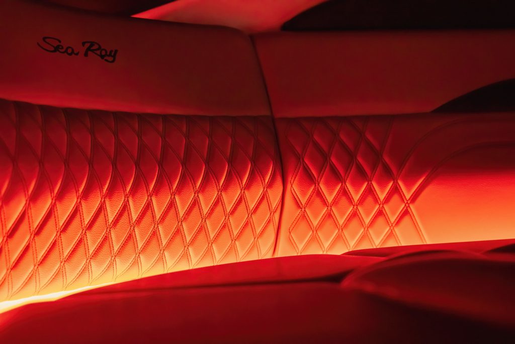 SLX 260 Surf seating with accent lighting
