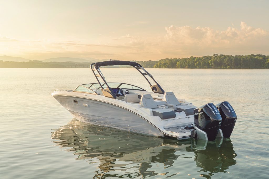 SDX 290 Outboard at sunset