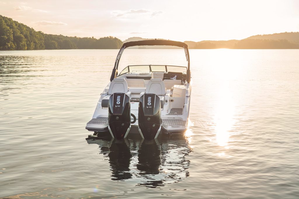SDX 290 Outboard at sunset