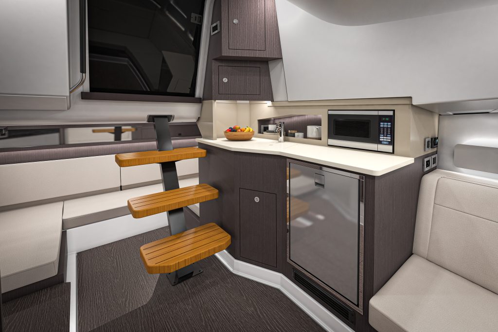 Sundancer 370 Outboard galley (Driftwood Package)